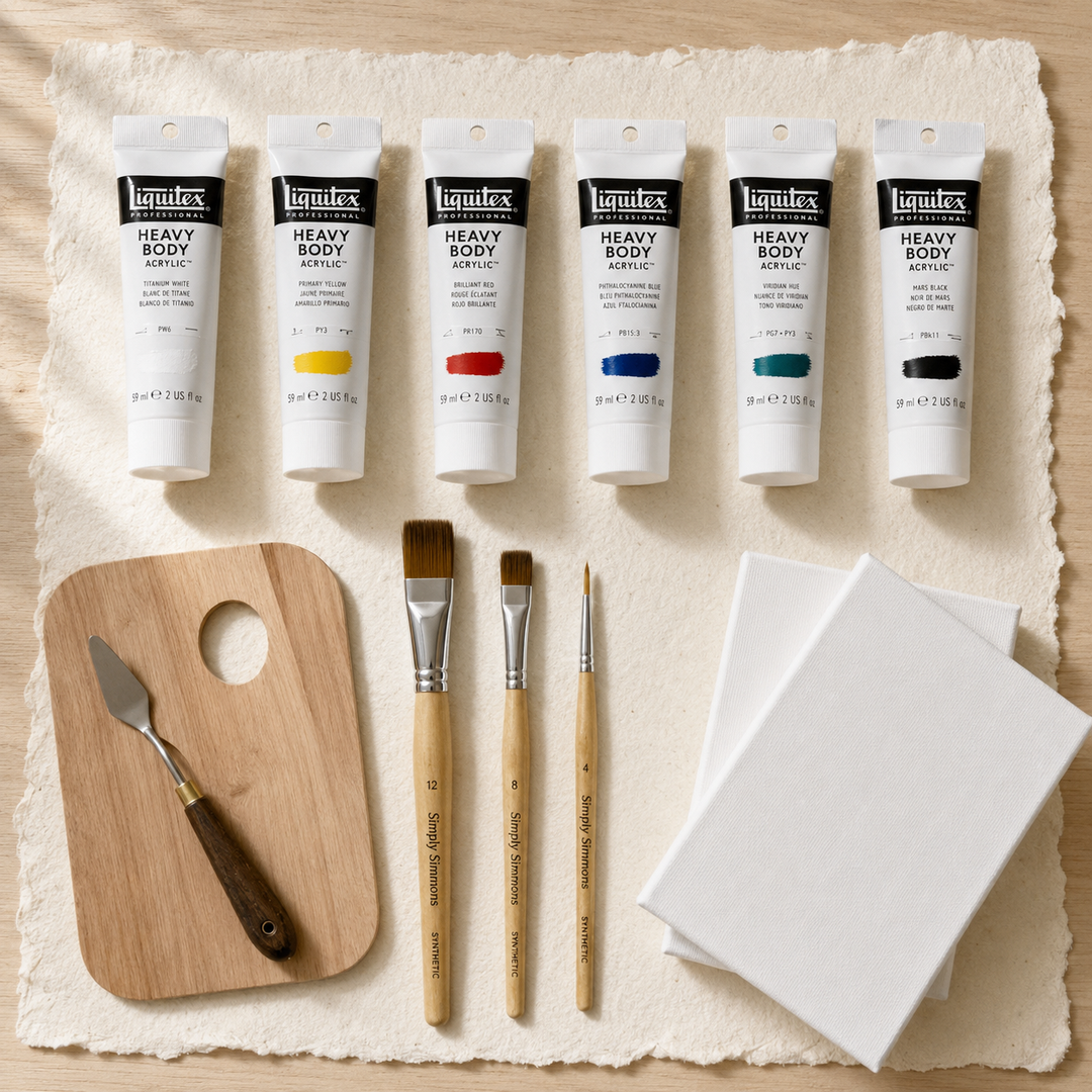 Acrylic painting starter kit