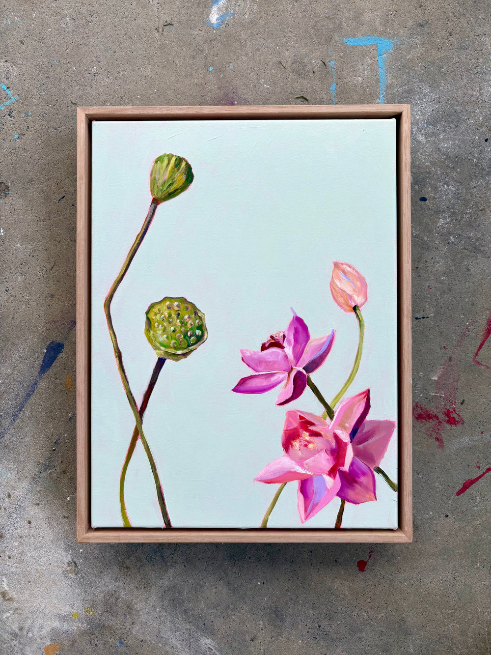 'A conversation III' original painting