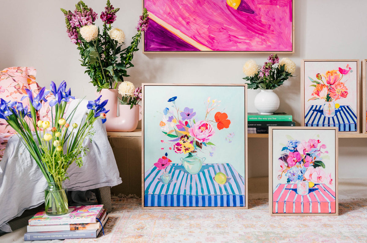 Helen McCullagh in her studio