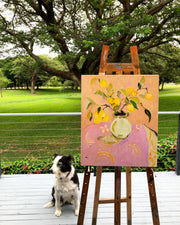 Lemons under the rain trees