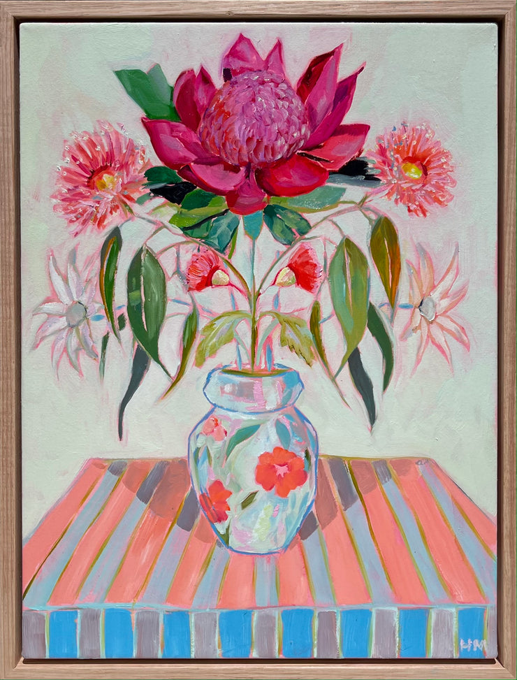 Day 2: Waratah, flannel flower & gum blossom