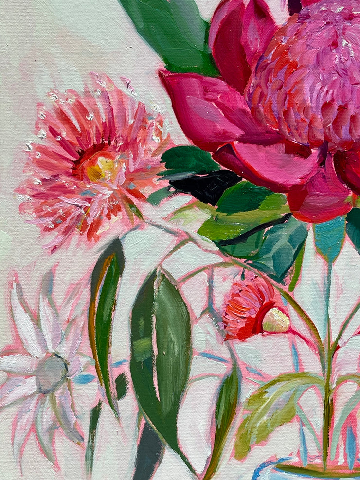Day 2: Waratah, flannel flower & gum blossom