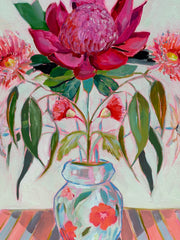 Day 2: Waratah, flannel flower & gum blossom