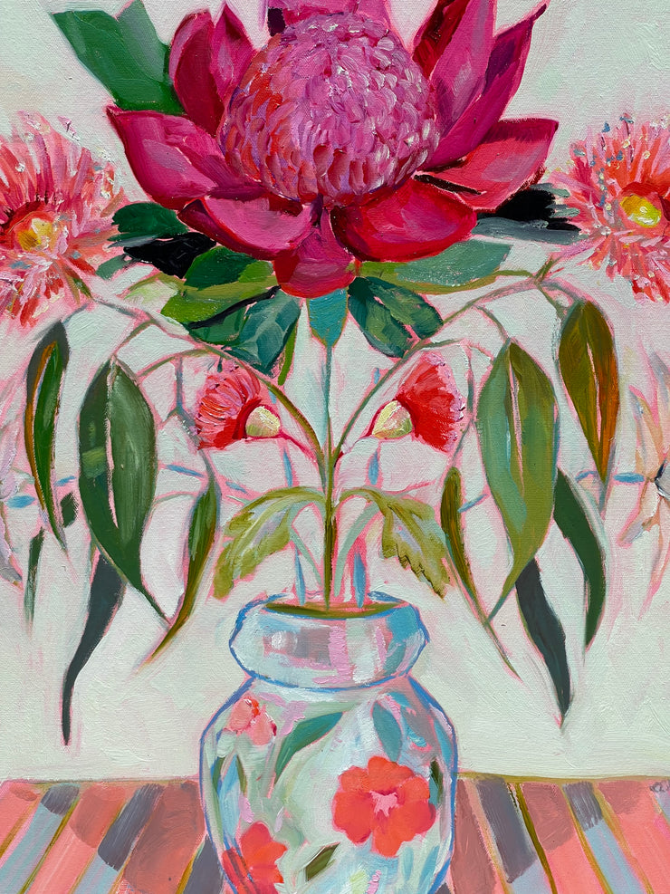 Day 2: Waratah, flannel flower & gum blossom