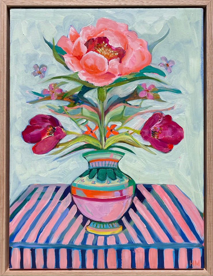 Peony & tulips