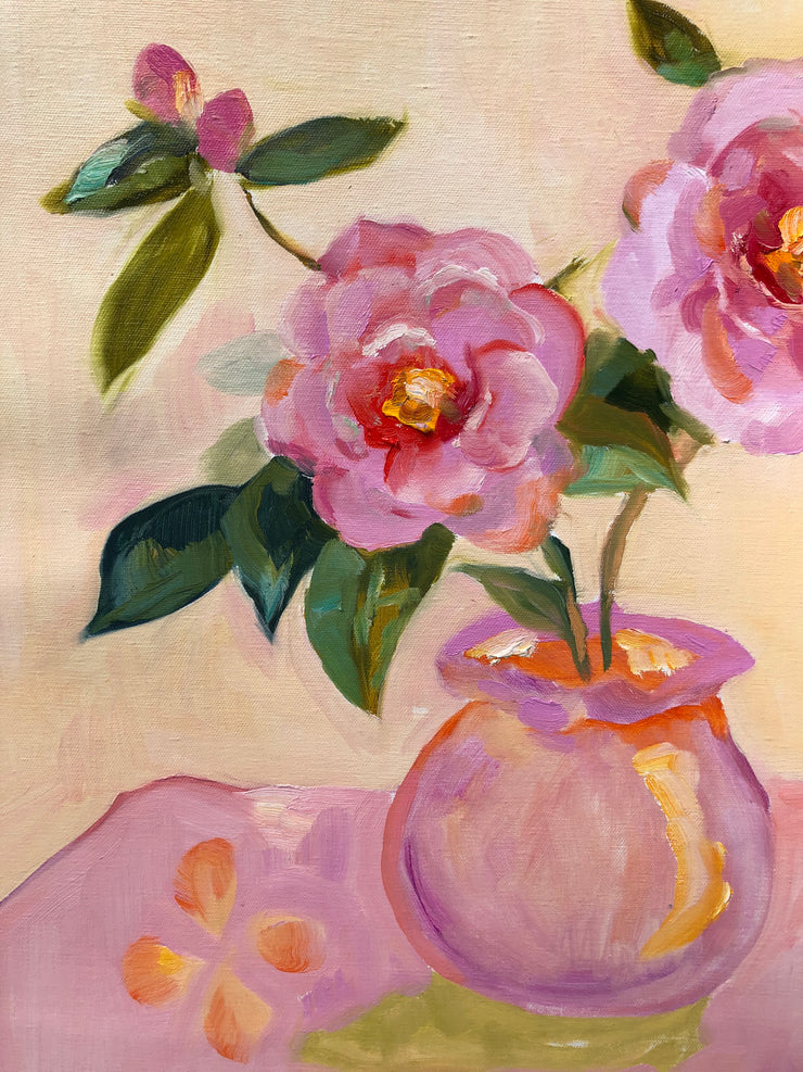 End of Autumn Camellias FREE SHIPPING