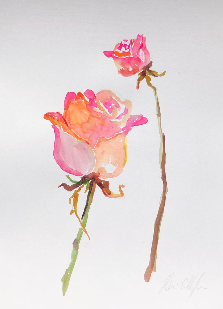 Roses original watercolour
