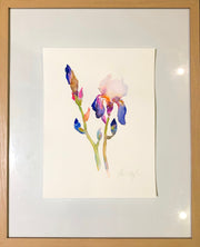 Irises 3 original watercolour