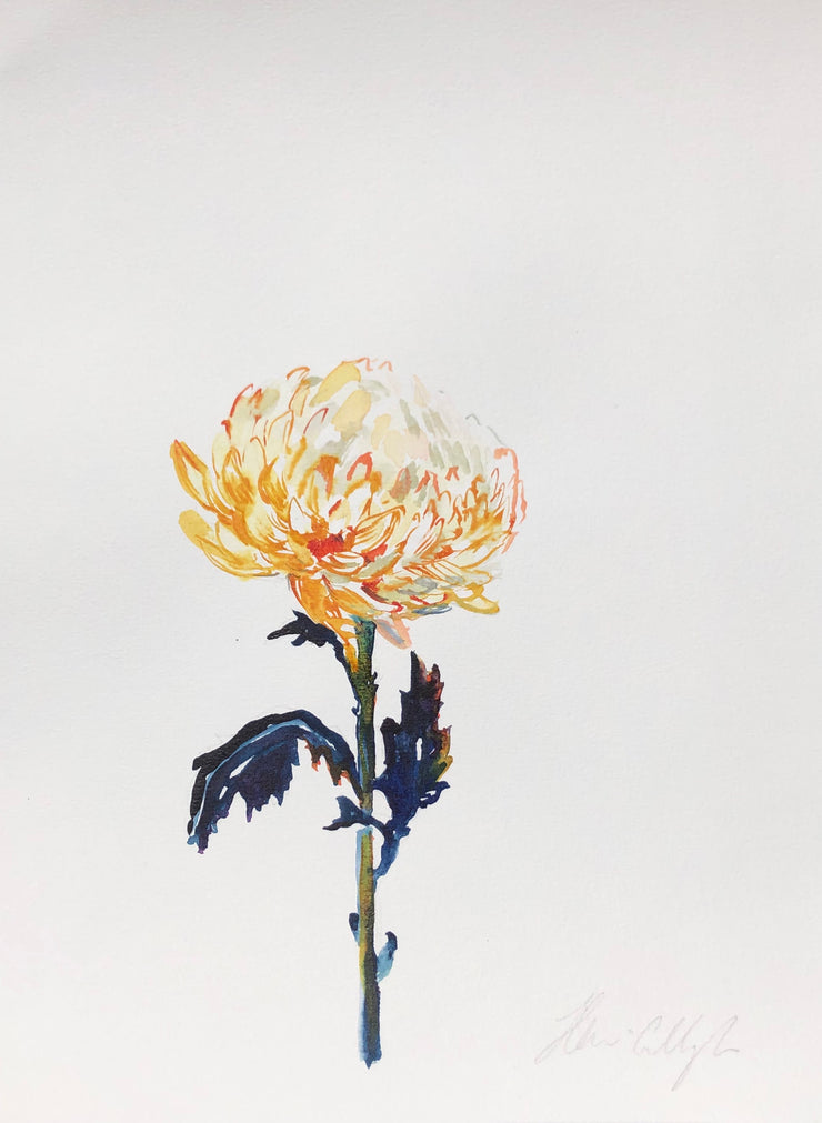 Birthday flowers 2 original watercolour study