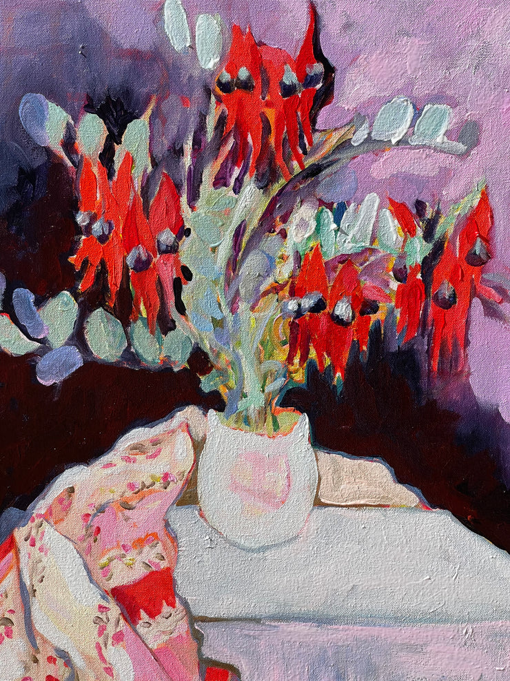 'Moving forward, pushing back' Original Painting