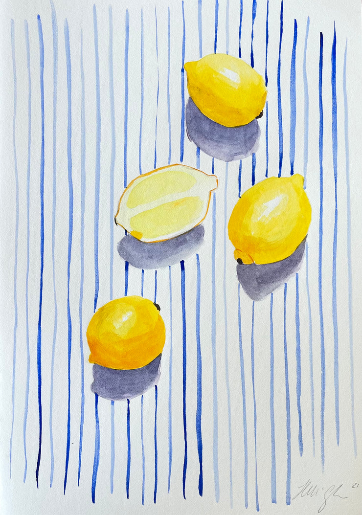 'Lemons' Watercolour on Paper