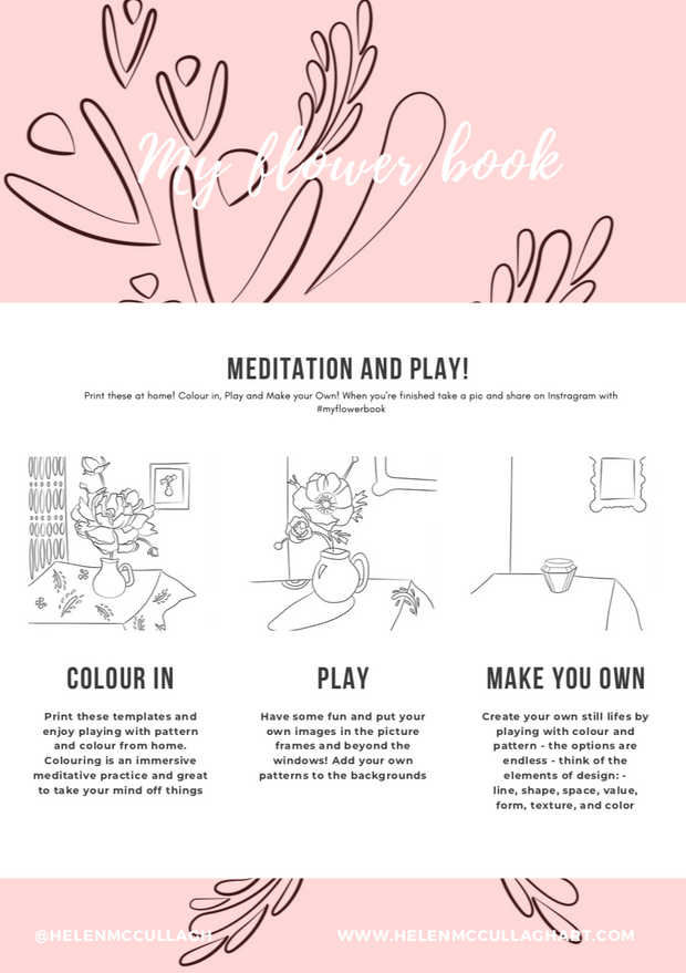 DONATE or FREE - A Printable Colouring Book