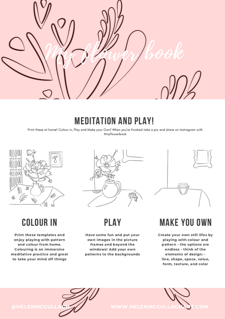 DONATE or FREE - A Printable Colouring Book