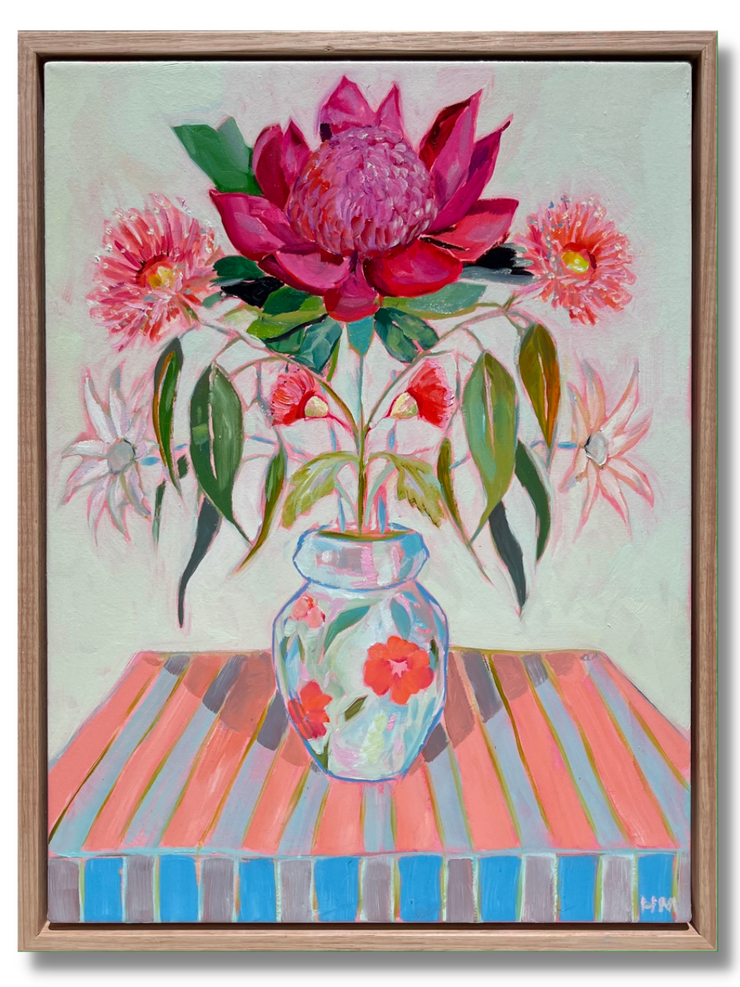 Day 2: Waratah, flannel flower & gum blossom