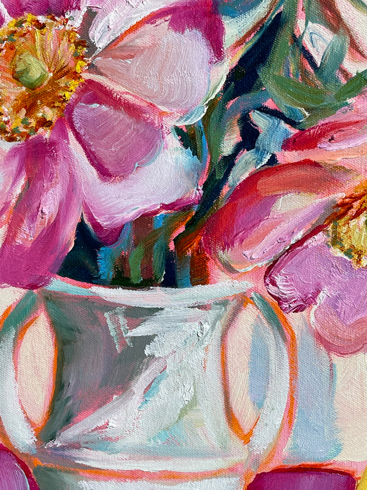 Peonies and lemons