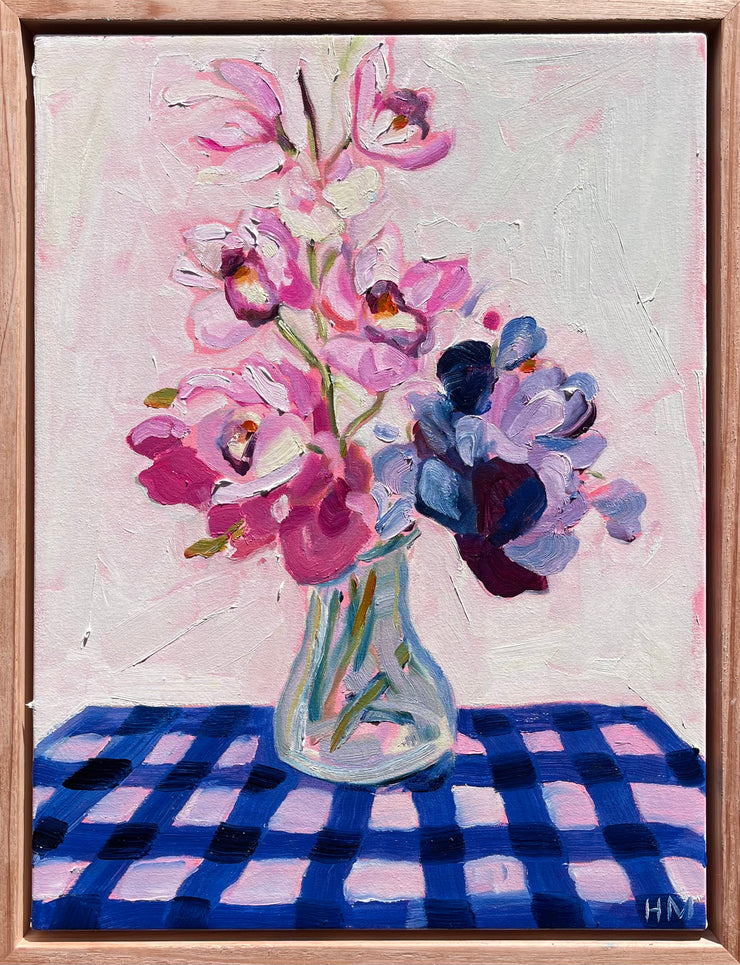 ‘Midnight orchids’ Original Painting